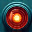 Graphic of a lens enduring high temperatures